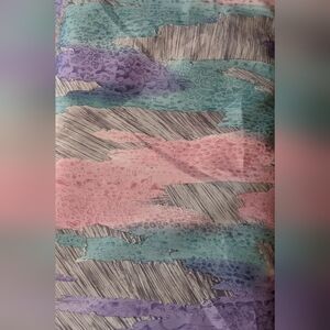 New Colorful Abstract Patterned Fabric, Material, 3yds, S3-C